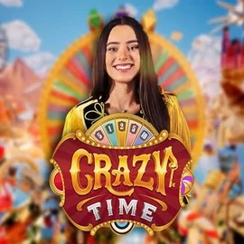 Crazy Time logo – Live Casino by Evolution at Winbeatz Casino